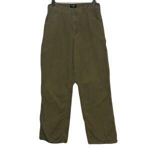 Vintage 90s Polo Jeans Co. Army Green Carpenter Style Loose Fit Jeans